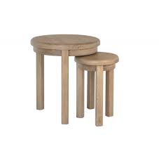 Proctor low round wood coffee table. Hamstead Round Nest Of 2 Tables Furniture Sale From Readers Interiors Uk