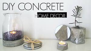 Diy Concrete Home Decor Youtube Concrete Diy Concrete Decor Diy Concrete Decor