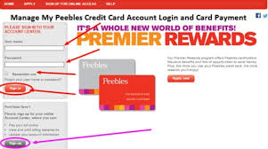 To make a payment towards your peebles credit card you have a few options. How To Signup And Login To Peebles Credit Card Account