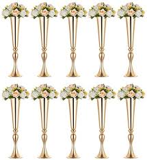 Shop table centerpieces, cheap centerpieces, party centerpieces for every special occasion & event. Amazon Com Nuptio 10 Pcs 21 9 Height Versatile Metal Wedding Centerpieces Vase Metal Trumpet Vase Road Lead For Wedding Party Dinner Centerpiece For Anniversary Ceremony Party Birthday Event Decor Home Kitchen