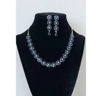 american diamond set blue - TikTok Shop