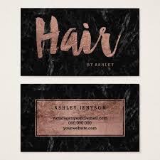 Black And Gold Business Cards Background Hair Stylist Rose Gold Typography Black Marble Business Card Zazzle Com Hairstylist Business Cards Beauty Business Cards Stylist Business Cards