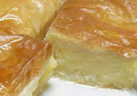 Galaktoboureko Greek Custard Filled Phyllo Dessert Recipe Greek Recipes Greek Desserts Greek Pastries
