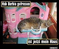 Heute packen wir barbies neues haus aus und bauen es. Hab Barbie Gefressen Ist Jetzt Mein Haus Lustige Bilder Spruche Witze Echt Lustig