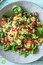 Parelgerst Met Aubergine En Kruidenyoghurt Recept Hellofresh In 2020 Rezepte Gesund Alltagsgerichte Vegetarisches Essen