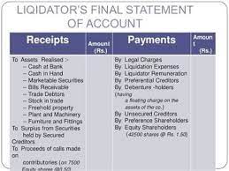 Requirement for foreign companies to have agent 564. Liquidator S Final Statement Of Account Free B Com Notes