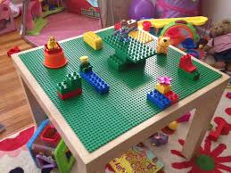 Mesa Lack Convertida En Juego Para Ninos Lego Duplo Tisch Lego Spieltisch Lego Tisch Von Ikea