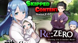Maybe you would like to learn more about one of these? Rem Natsuki Re Zero Season 2 Cut Content What Did The Anime Change Episode 1 Youtube