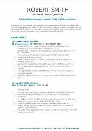 Stevens & associates, a national career management and outp. Personal Chef Resume Samples Qwikresume