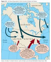 Maritime Tropical Air Mass Wintertime Source Is The Subtropical East Pacific Ocean Air From This Reg Weather And Climate Weather Words North Carolina Weather