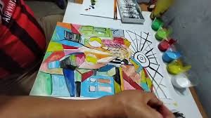 Terjawab • terverifikasi oleh ahli. Aliran Kubisme Contoh Proses Melukis Kubisme Youtube