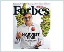 Kishore Biyani graces the latest issue of Forbes India