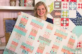 Jelly Roll Slice Free Quilt Pattern With Fat Quarter Shop The Jolly Jabber Quilting Blog