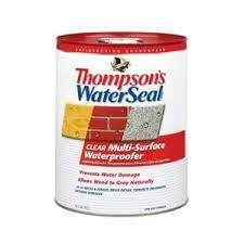 Anything else i can try? thompson's waterseal is made for protecting outdoor surfaces from rain and other wet conditions, but most of their products are made for wood. Thompsons Water Seal Concrete Sealer Reviews