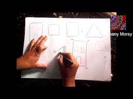 تعليم قواعد رسم المنظور الهندسي لأماني مرسي الحلقة الأولى youtube funny arabic quotes funny polaroid film