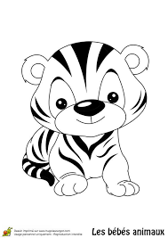 by coloring this drawing this little tiger will discover the colour of its stunning fo animal coloring pages animal drawings drawings