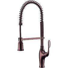 However, the main distinctiveness is that the head pulls towards you rather than going down into the. Amazon Com Zuhne Bella Orb Industrial Spring Pull Down Kitchen Faucet Sprayer For Copper Sinks Natural Antique Finish Home Improvement