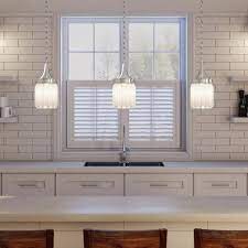 Lighting plays an influential role in any exterior and interior design composing. Progress Lighting Glimmer Collection 6 In 1 Light Polished Chrome Kitchen Island Mini Pendant P5308 15di The Home Depot