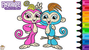 Print unicorn coloring pages for free and color our unicorn coloring! Fingerlings Coloring Book Page Boris Bella Rainbow Splash Youtube