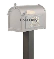 A perfect finishing touch that makes a memorable first impression! Whitehall Standard Mailbox Post Aluminum 4 X 4 X 40 Choose Color