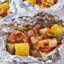 Shrimp Foil Packets Are The No Mess Grilled Dinner Of Your Dreams Recipe Grilled Dinner Foil Packet Meals Foil Pack Meals