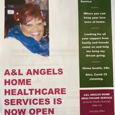 Aliah home care allows you to stay in a familiar place near family and friends, and is less stressful than a hospital or skilled nursing facility. A L Angels Home Healthcare Services Home Health Care 13765 St Charles Rock Rd Bridgeton Mo Phone Number