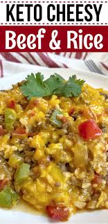 Cheesy Mexican Ground Beef Cauliflower Rice Recipe Keto Recipes Dinner Recipes Dinner Recipes Easy Quick