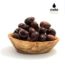 Melia Freshline Kalamata Olives The Kalamata Olive Is A Large Purple Olive With A Smooth Meaty Texture Named After The Cit Satisfying Food Greek Olives Food