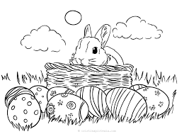 Oua de pasti decorate cu fasole si grau. Free Bunny Coloring Pages For Kids Coloring Sheets