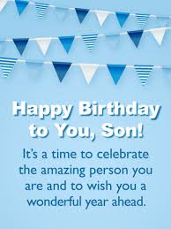 Happy Birthday Card For Father From Son Wish You A Wonderful Year Ahead Happy Birthday Cards For Son From Father Birthday Greeting Cards By Davia In 2020 Birthday Cards For Son Birthday Greeting Cards Free Birthday Card