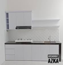 Jul 22, 2021 · desain dapur dengan kitchen set mini. Kitchen Set Dapur Minimalis Model Terbaru Azka Kitchen Set