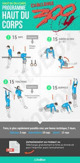 Programme Haut Du Corps En 300 Repetitions Pdf A Telecharger Exercices Haut Du Corps Musculation Poids Du Corps Haut Du Corps