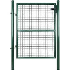 Le portillon de jardin tient un rôle très important: Kit Complet Portillon Grillage De Jardin Potager En Acier Galvanise Avec Serrure Vert Ggd150g Vert