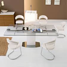Extendable Glass Dining Table Sydney Furniture Modern Eksterior
