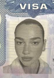Dua Lipa stuns for her Visa photo: “You know an airport hates to see me  coming.”
