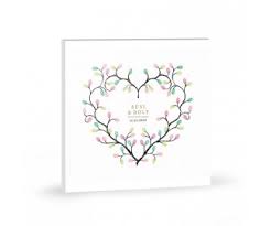 Jedes brautpaar erinnert sich gern an seine einzigartige hochzeit. Fingerabdruck Leinwand Zur Hochzeit