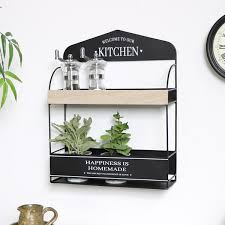 wall mounted kitchen shelves