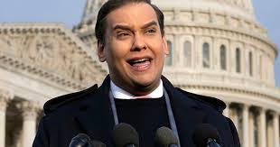 Why does George Santos say Jimmy Kimmel owes him money?