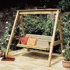 The wooden swing seat is made of solid beech wood material providing more security and comfort, makes adults and kids enjoy fun with an easy mind. Wooden Swing Seat Large Heavy Duty 3 Seater Outdoor Garden Swing Bench Ebay 400 Balancelle De Jardin Balancoire Bois Balancelle En Bois