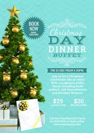 Christmas Day Poster With Dressed Xmas Tree Image Easil Xmas Tree Images Christmas Christmas Promotional