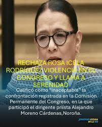 Subrayó que la violencia nunca es justificable y que la conducta de lo...