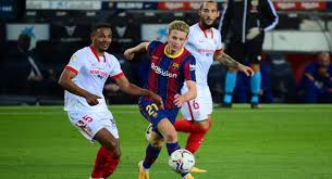 Sevilla in actual season average scored 1.53 goals per match. Sevilla Hold Barcelona To A 1 1 Draw