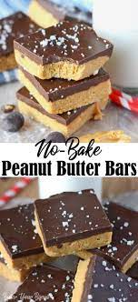 No Bake Peanut Butter Bars Recipe Butter Your Biscuit Recipe Peanut Butter Bars Recipe Desserts Quick Easy Desserts