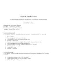 The small chunk of text is particularly striking and draws you in to read it. 9 Job Posting Templates Pdf Word Free Premium Templates