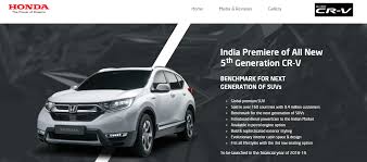 2018 honda cr v ex l suv dashboard. Honda Cr V 2018 Listed On Official Website Prior India Launch Expected Price Interior Specs Diesel Variant Features India Com
