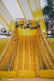 Stunning Indian Mehndi Party Flowers Decoration By Morviimages Wedding Backdrop Decorations Desi Wedding Decor Wedding Decor Inspiration