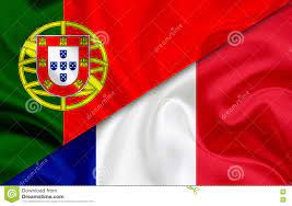 Vila franca de xira 17 set. Bandeira De Portugal E Bandeira De Franca Ilustracao Stock Ilustracao De Aliados Portugues 78334839