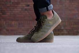 Adidas Gazelle Olive Carbon X2f Gum Bb5265 Herenschoenen Mannenlaarzen Herensneakers