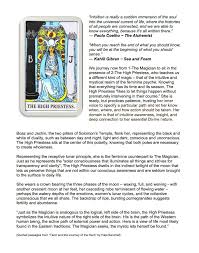 Hero S Journey Session 3 The High Priestess Archetype Archetypes Tarot Major Arcana Priestess