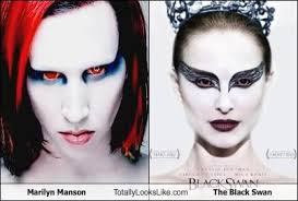 Marilyn manson without makeup the early years. Marilyn Manson Totally Looks Like The Black Swan Totally Looks Like